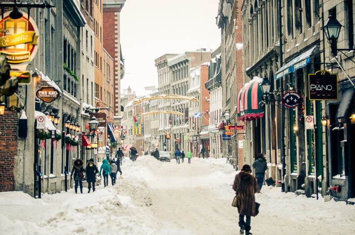 few winter images of Old Montreal