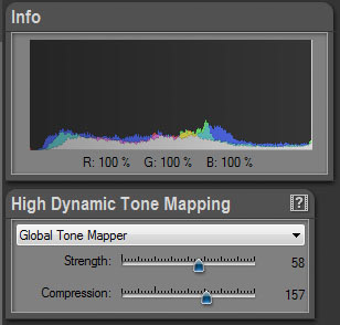 Global tone mapping