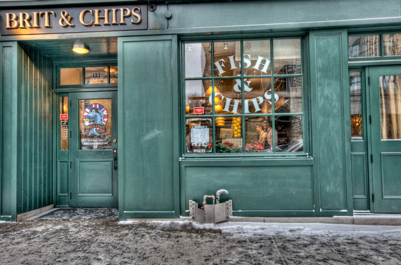 Brit and Chips on McGill Street