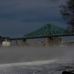 Steam Fog beneath the Jacques Cartier Bridge
