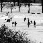 Ice Skating on Parc La Fontaine