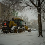 Snow plough in the Mcgill Ghetto