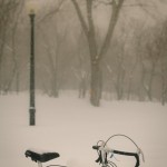 Bike in the snow