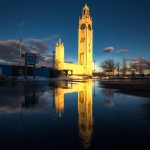 Clock Tower reflection