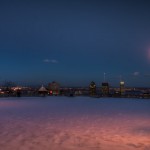 Montreal skyline at night from Mount Royal