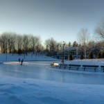 Ice Skating at Lac aux Castors