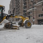 Snow clearing on Le Plateau
