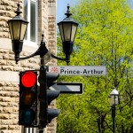 rue Prince-Arthur sign