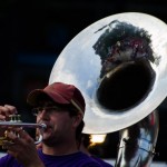 Reflections in a sousaphone