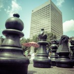 Giant Chess at Place Émile-Gamelin