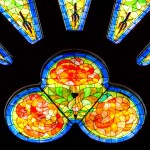 Stained glass side windows