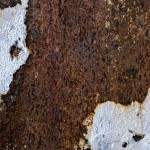 Rust and peeling paint texture