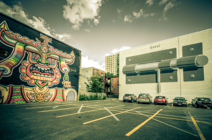 Murals by Chris Dyer and Escif