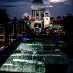 Full moon at the Terrasses Bonsecours
