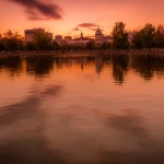 Sunset at Bonsecours Basin