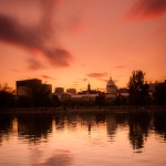 Sunset at the Bonsecours Basin