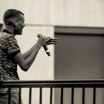 Stromae performs at Quartier des Spectacles