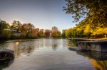 Late afternoon light in Parc La Fontaine