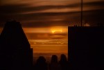 Partial solar eclipse in Montréal