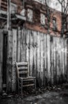 Chair in an alley