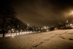 Montreal skyline from ave du Parc