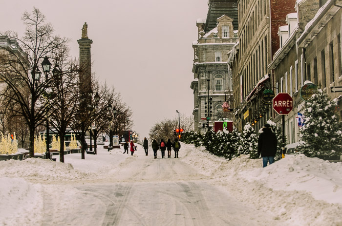 A few winter images of Old Montreal