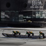 Bota Bota Spa team pass by their home base