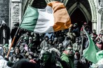 Saint Patrick's Parade passes Christ Church Cathedral