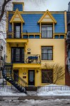 The Yellow and Blue house