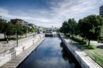 Lock on the Lachine Canal