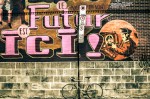 Le Futur est ici mural by Zoltan