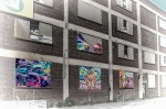 Philippe Mastrocola canvases on Rue Ann