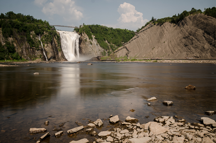 The Montmorency Falls - long exposure