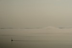 Early morning fog on the Saint Lawrence