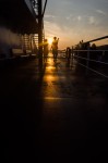 Sunset on the Tadoussac ferry