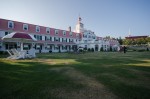 The front of the Tadoussac Hotel