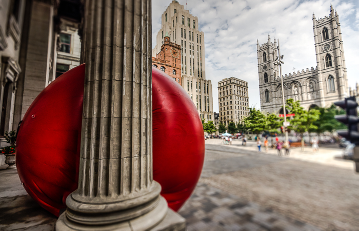 RedBall Project at Place d'Armes