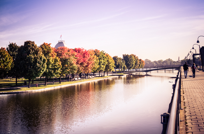 Autumn colours at the Bassin Bonsecours