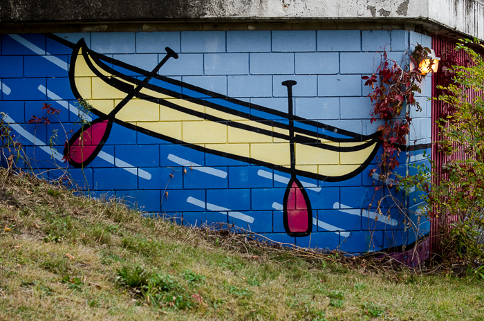 Kayak mural